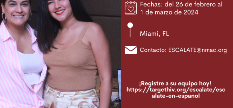 ¡Únete a nosotres en Miami para la capacitación ESCALATE en español del 26 de febrero al 1 de marzo de 2024!