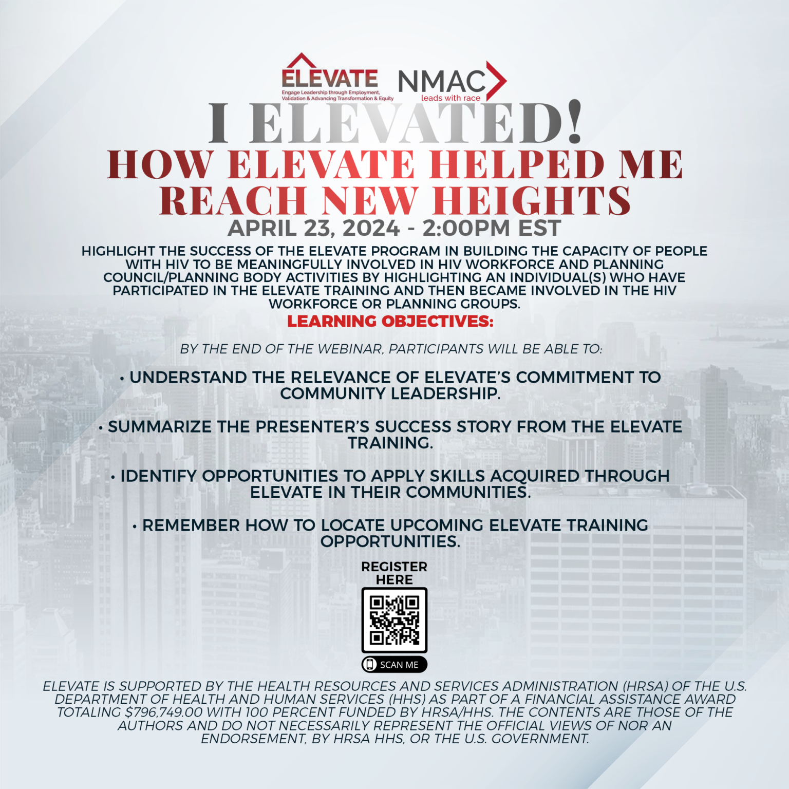 I ELEVATED! How ELEVATE Helped Me Reach New Heights - NMAC