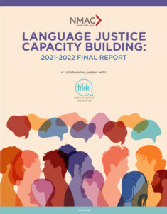 Language Justice Capacity Building Report cover