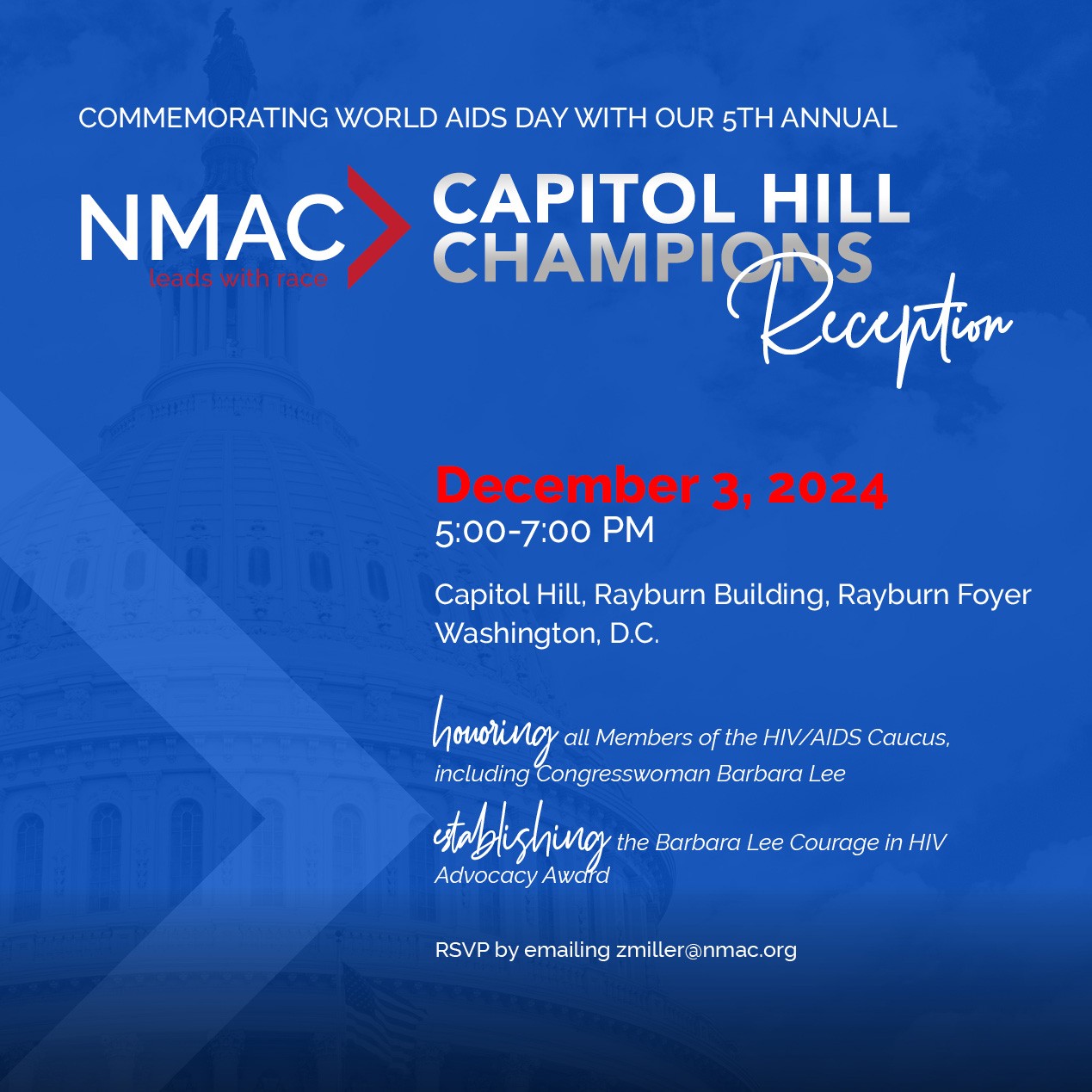 Capitol Hill Champions Reception - December3, 2024