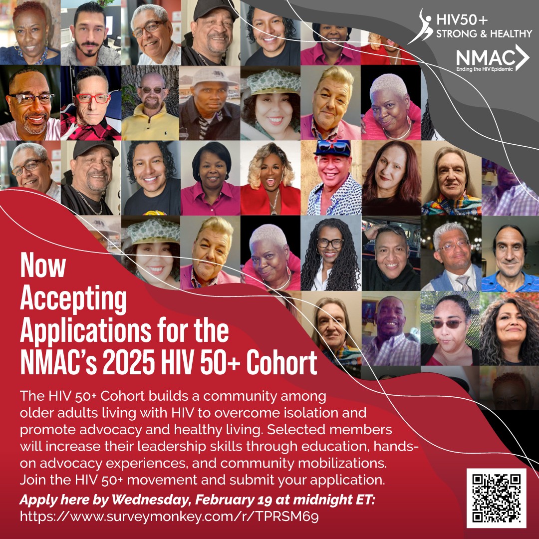 Now Accepting Applications for the 2025 HIV 50+ Cohort